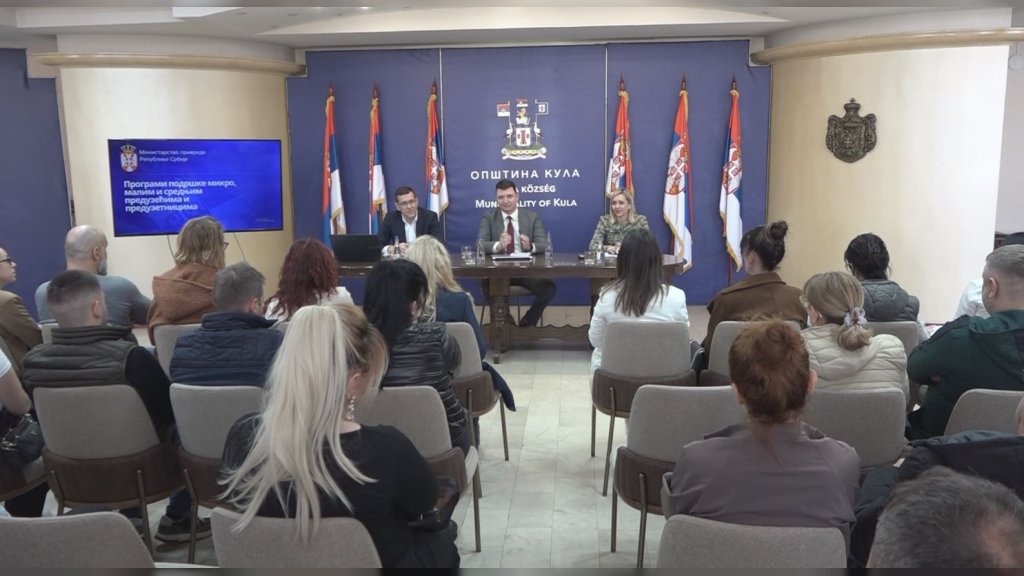 Kula: Održano predstavljanje konkursa namenjenih preduzetnicima i privrednicima