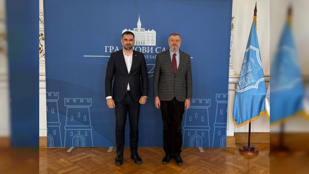 Gradonačelnik Mićin sa ambasadorom Ukrajine o budućoj saradnji
