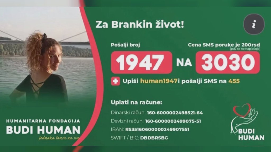 Pokrenute brojne humanitarne akcije za lečenje novinarke Branke Pakvović