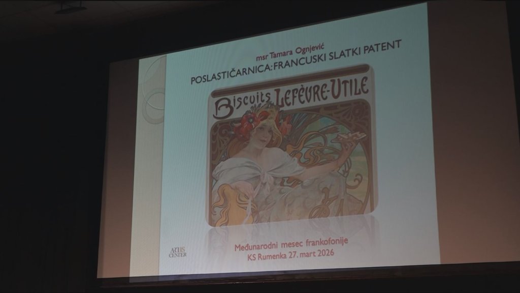 U Kulturnom centru "Rumenka" održano predavanje "Poslastičarnica: francuski slatki patent"