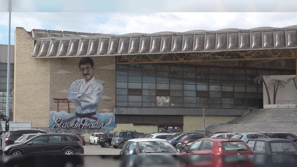 Proslavljeni džudista Slavko Obadov dobio mural na SPC "Vojvodina"