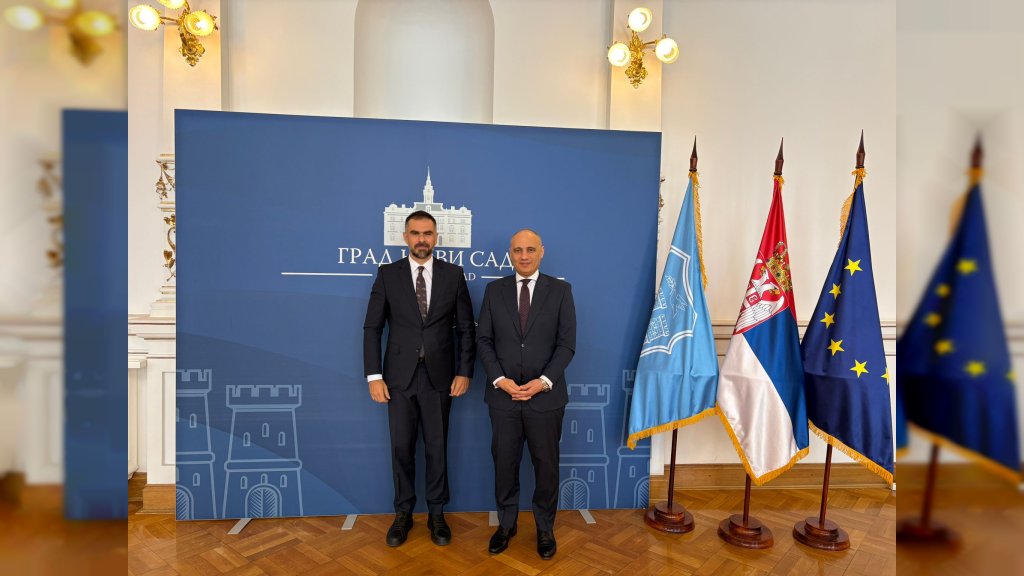 Gradonačelnik Mićin sa ambasadorom Egipta o unapređenju saradnje Novog Sada i Aleksandrije