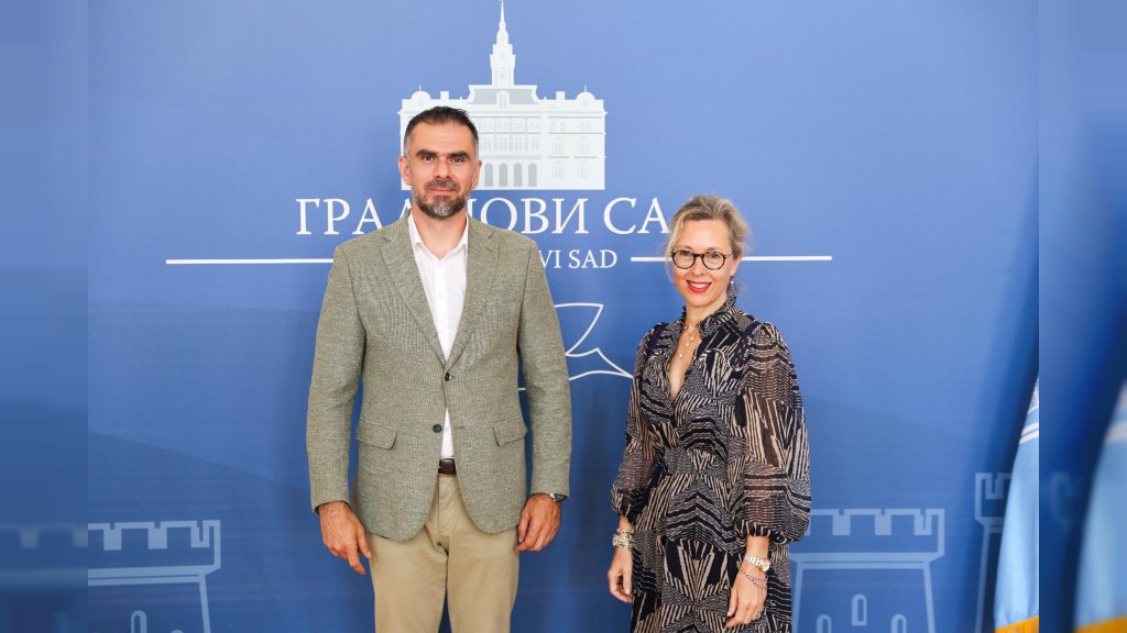 Gradonačelnik Mićin primio ambasadorku Francuske Florans Ferari