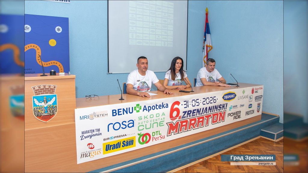 Zrenjaninski maraton biće održan u nedelju, 31. maja