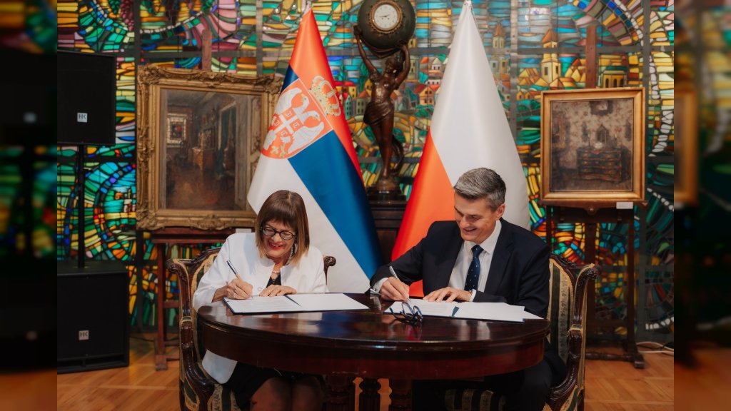 Maja Gojković i Sebastijan Ćemnočolovski potpisali Sporazum o saradnji između AP Vojvodine i Lubuškog vojvodstva