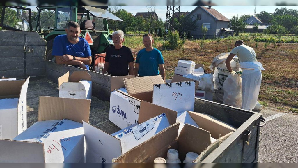 Pećinci: Prikupljeno 3 tone ambalažnog otpada