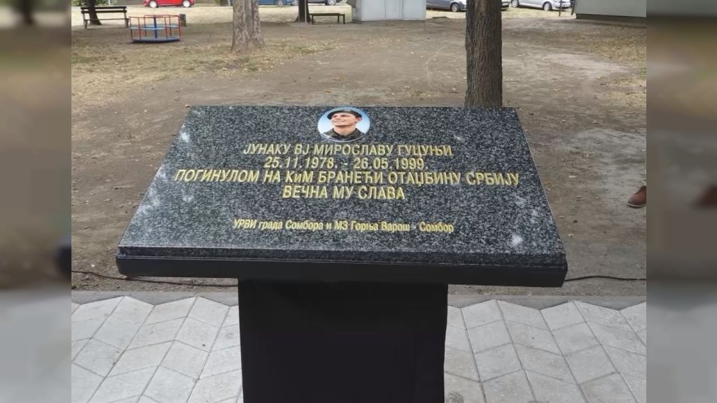 U Somboru u čast Miroslava Gucunje otkrivena spomen-ploča