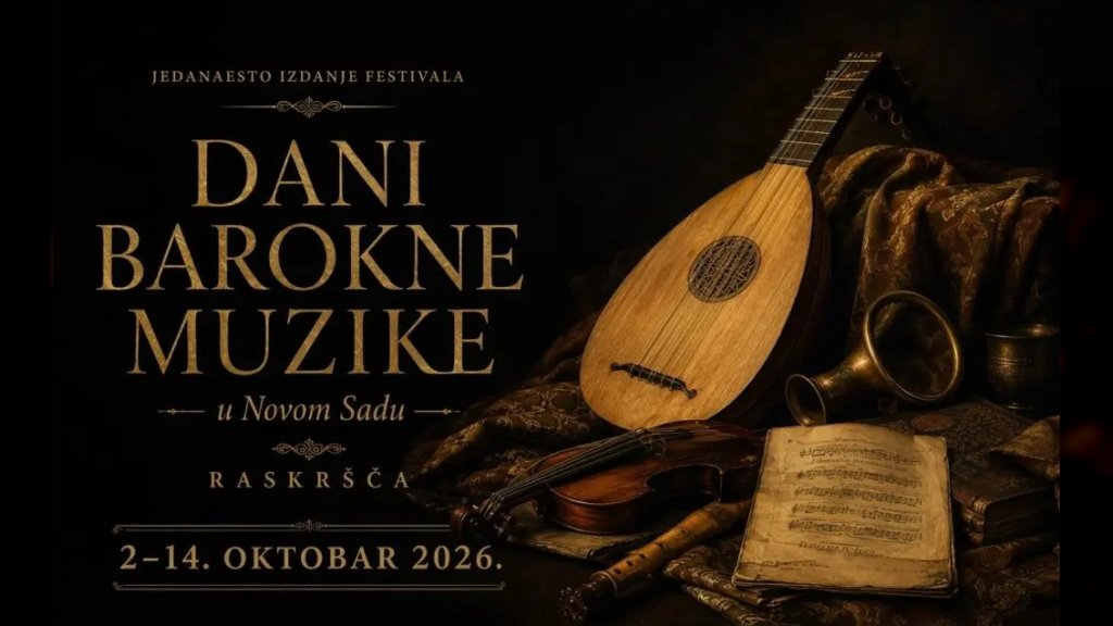 Dani barokne muzike u Novom Sadu od 2. do 14. oktobra
