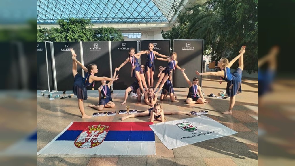 ČETIRI PEHARA ZA GIMNASTIČKI KLUB GYM 022 NA VIENNA FESTU 2026 U BEČU!