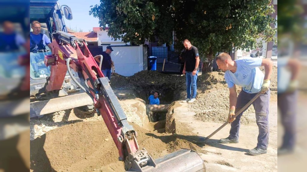 RADOVI U ULICI PETRA PRERADOVIĆA U PUNOM JEKU
