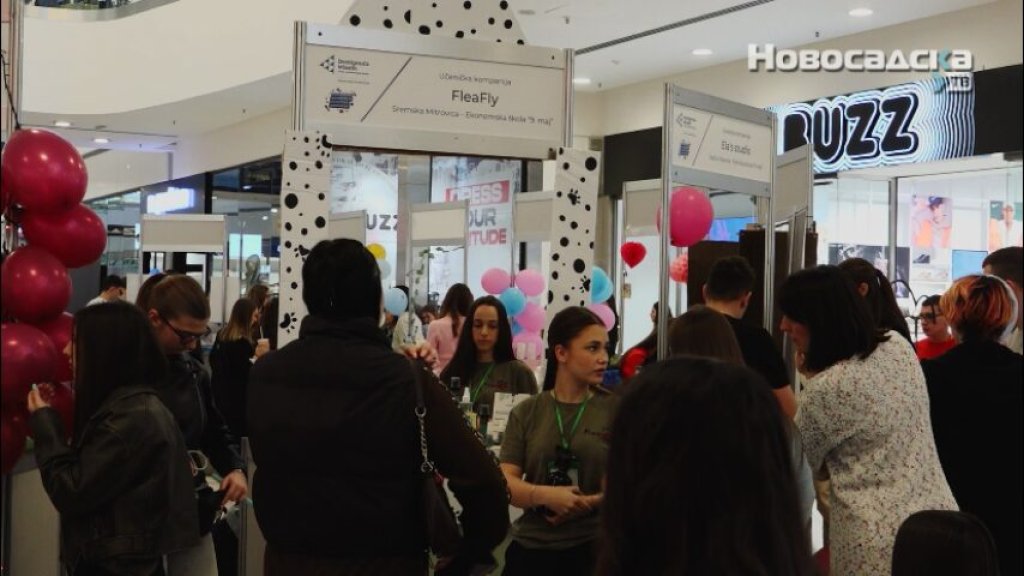 SAJAM UČENIČKOG PREDUZETNIŠTVA U TC „BIG” 31 srednjoškolski tim u Novom Sadu predstavio ideje