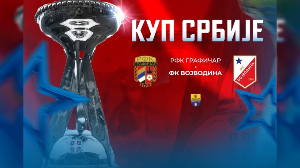 KUP SRBIJE: Fudbaleri Zvezde protiv Jedinstva u polufinalu, Vojvodina sa Grafičarom