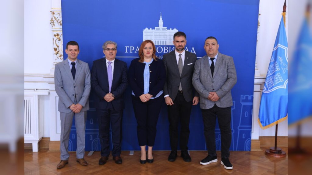 GRADONAČELNIK MIĆIN SA PREDSTAVNICIMA AMBASADE SEVERNE MAKEDONIJE I NACIONALNOG SAVETA MAKEDONSKE NACIONALNE MANJINE