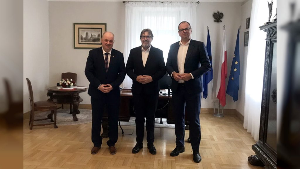 Potpredsednik Žigmanov sastao se sa gradonačelnikom Pšemisla Vojćehom Bakunom