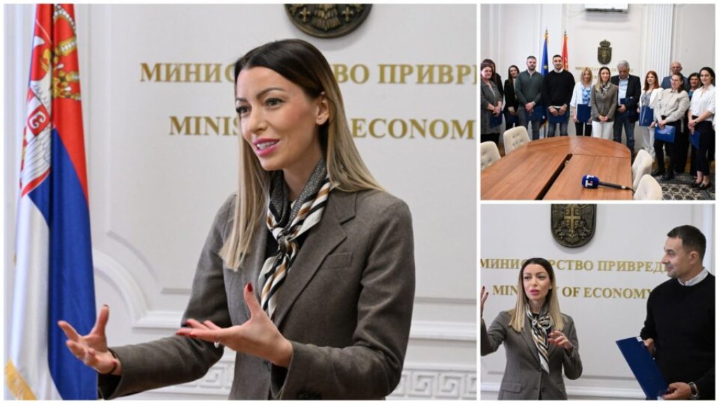 PODRŠKA USMERENA KA RAZVOJU MIKRO, MALIH I SREDNJIH PREDUZEĆA Mesarović uručila 12 rešenja o bespovratnim sredstvima privrednicima
