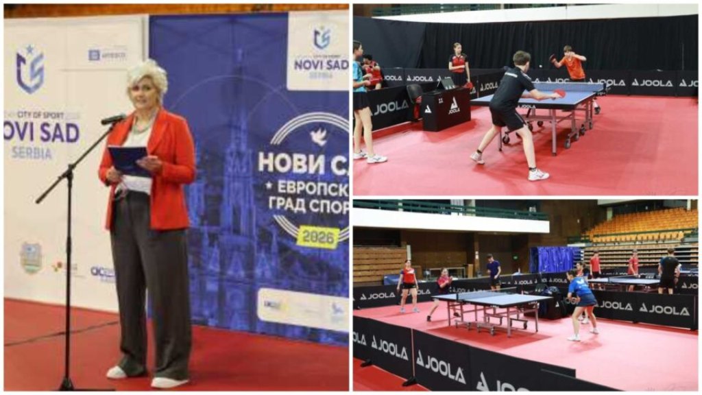 POČEO MEĐUNARODNI STONOTENISKI TURNIR – SVETSKI KUP ZA MLADE „WTT YOUTH CONTENDER“ NOVI SAD 2026