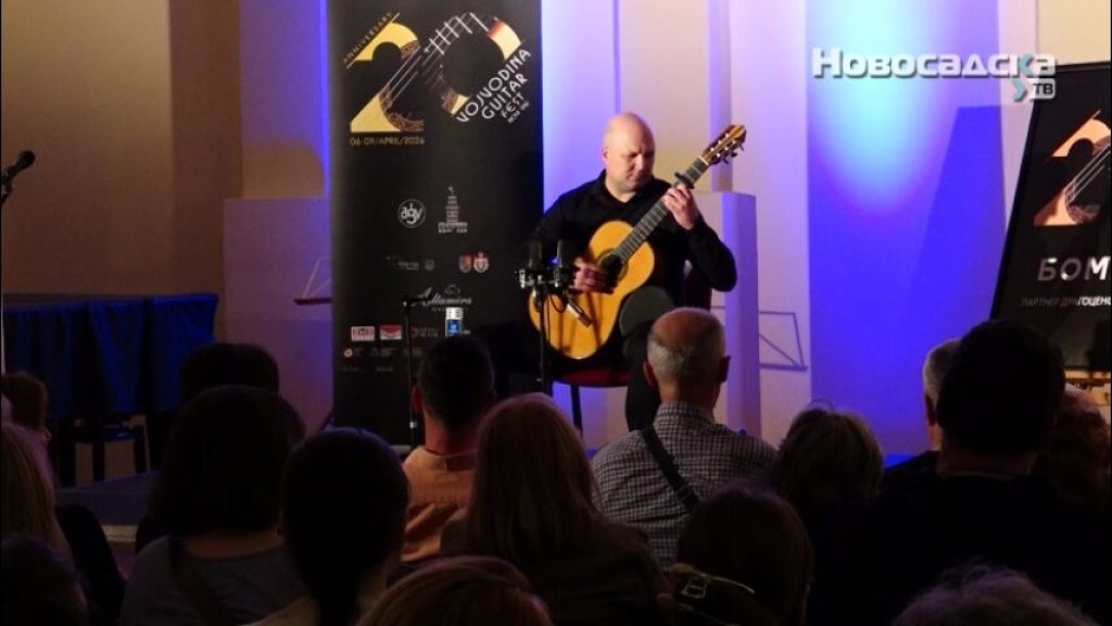 KONCERTOM MARKA ERDEVIČKOG,počeo 20. Vojvođanski festival klasične gitare
