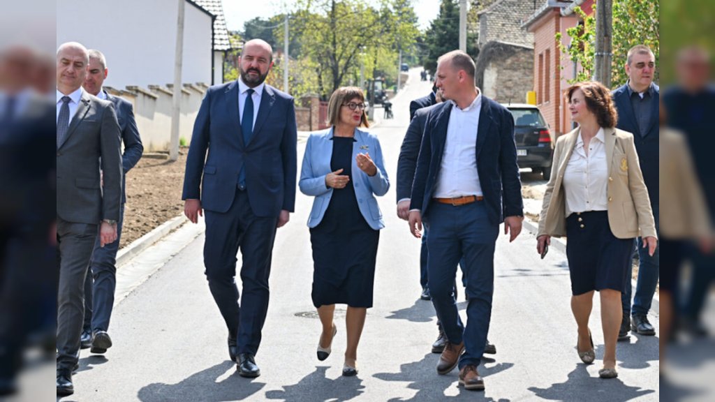 MAJA GOJKOVIĆ U SREMSKIM KARLOVCIMA: Obnovljena Matoševa ulica i počela rekonstrukcija internata Bogoslovije