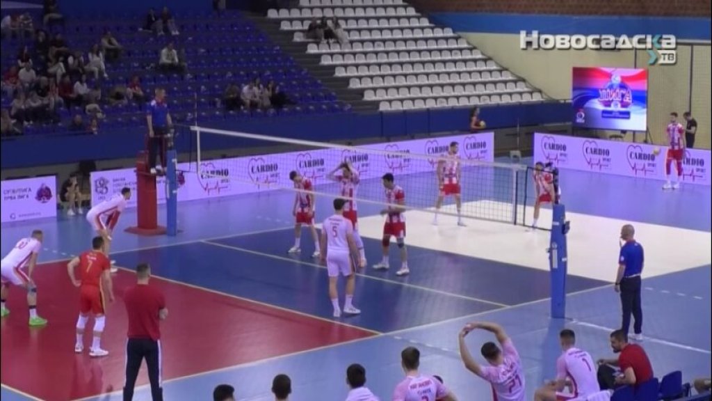 ODBOJKAŠI VOJVODINE SAVLADALI CRVENU ZVEZDU U BEOGRADU