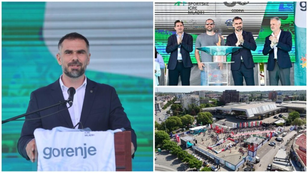 SPORTSKE IGRE MLADIH SVEČANO OTVORENE U NOVOM SADU Mićin: Naš grad još jednom potvrđuje svoju posvećenost razvoju sporta, omladine i vrednostima koje sport nosi