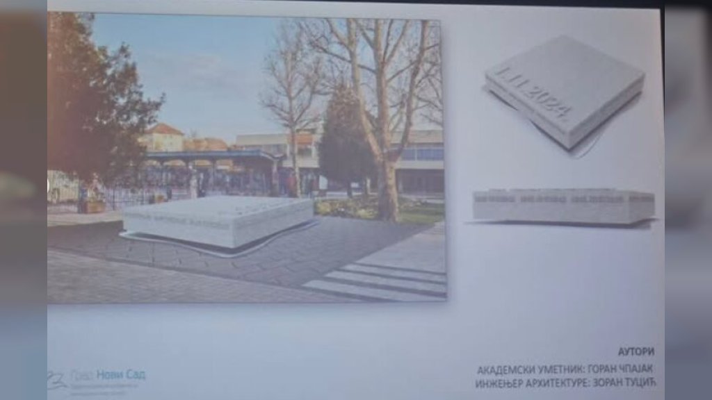 IZABRANO REŠENJE ZA SPOMENIK TRAGIČNO STRADALIMA NA ŽELEZNIČKOJ STANICI Delo će biti urađeno od kamena, reagovao i gradonačelnik Mićin