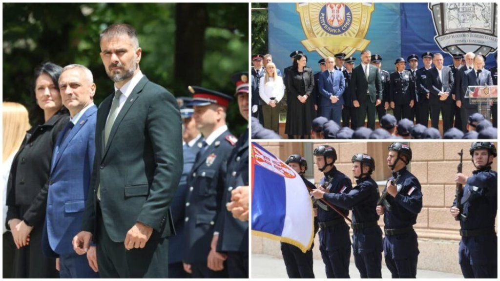 GRADONAČELNIK MIĆIN UZ BUDUĆE POLICAJCE Svečana promocija održana u Sremskoj Kamenici, 360 pripadnika MUP-a spremno za službu: Budite hrabri i dostojni službe!