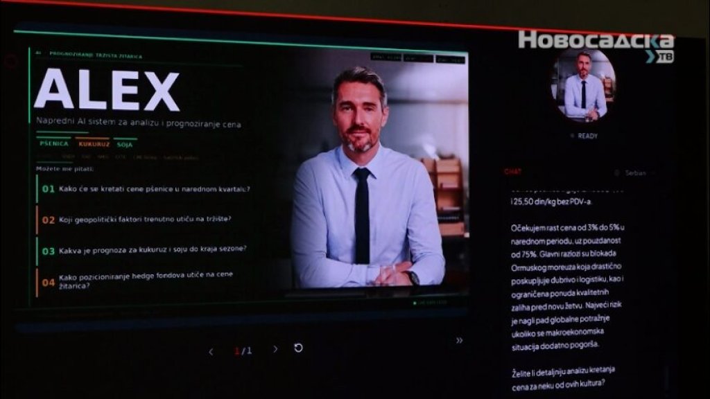 ALEX POMAŽE POLJOPRIVREDNICIMA Produktna berza Novi Sad predstavila aplikaciju za prognozu cena žitarica