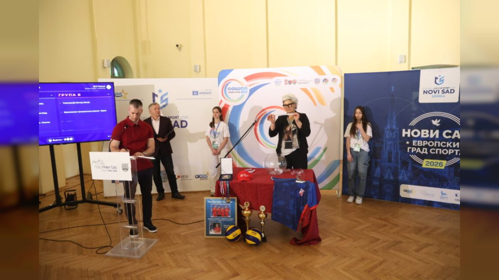 TATJANA MEDVED PRISUSTVOVALA ŽREBU ZA EKIPNE SPORTOVE U OKVIRU 10. SPORTSKE OLIMPIJADE ŠKOLSKE OMLADINE VOJVODINE
