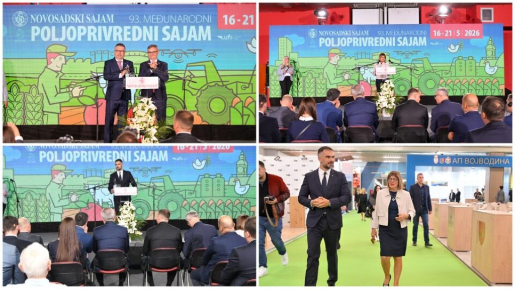 SVEČANO OTVOREN 93. MEĐUNARODNI POLJOPRIVREDNI SAJAM U NOVOM SADU, 1.200 izlagača iz celog sveta