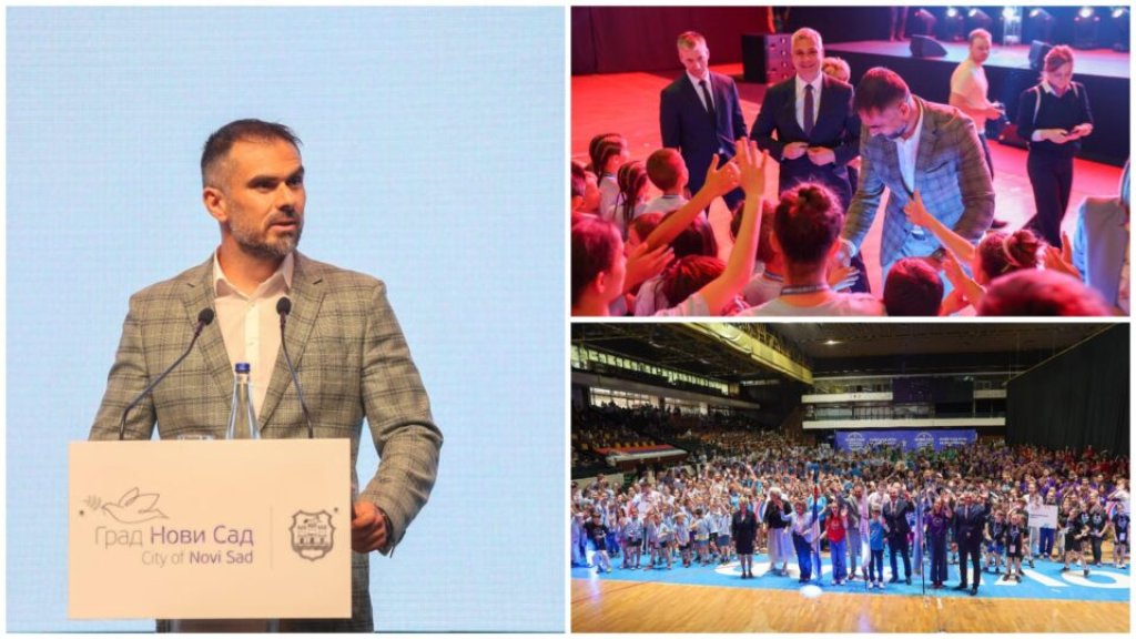 GRADONAČELNIK MIĆIN NA OTVARANJU JUBILARNOG 10. SOŠOV-A, Novi Sad je grad koji živi sport i ulaže u mlade
