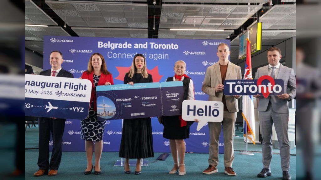 ER SRBIJA POSLE 34 GODINE UVELA LET ZA TORONTO Mesarović: Beograd sve važnije čvorište