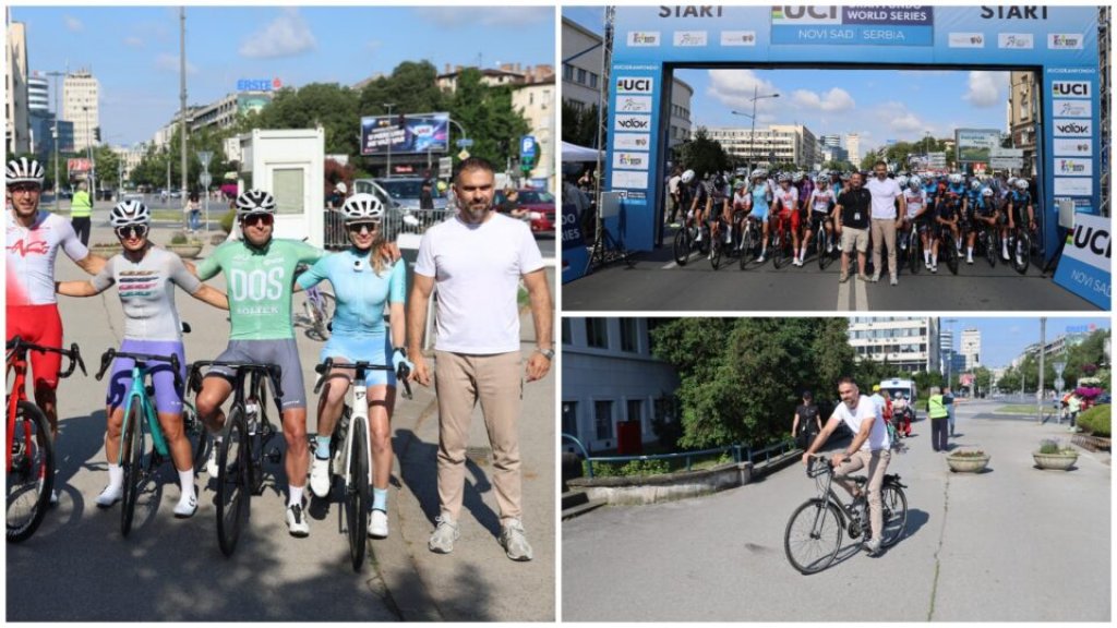 GRADONAČELNIK MIĆIN OTVORIO 3. MEĐUNARODNU BICIKLISTIČKU TRKU GRAN FONDO NOVI SAD