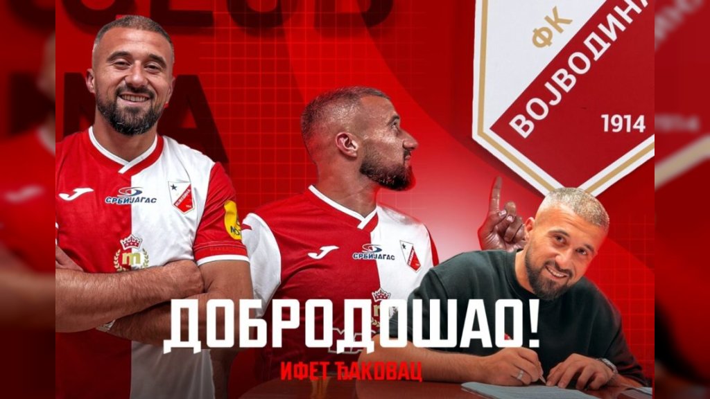 IFET ĐAKOVAC ČETVRTO LETNJE POJAČANJE VOJVODINE! Ponosan sam zbog potpisa, daću sve od sebe za ovaj grb!