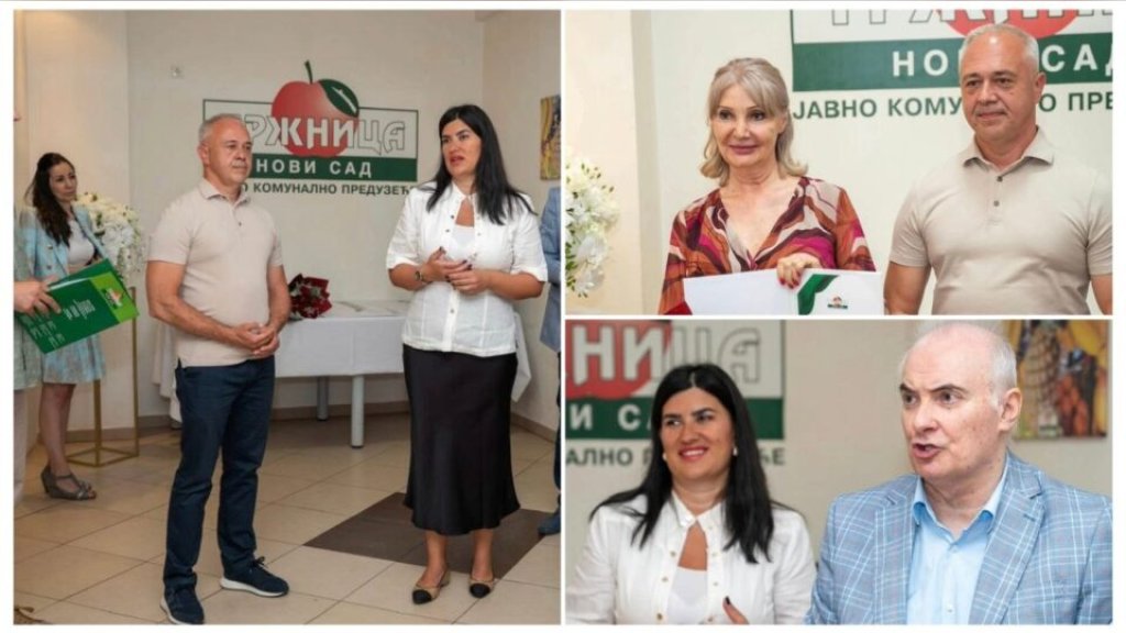„TRŽNICA“ OBELEŽILA 74 GODINE POSTOJANJA Predsednica novosadskog parlamenta Vučinić čestitala jubilej rukovodstvu i zaposlenima