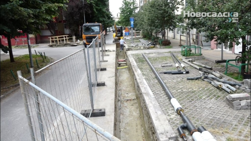 RADOVI NOVOSADSKE TOPLANE NA REKONSTRUKCIJI VRELOVODA Dvomesečna obustava saobraćaja u delu Detelinare