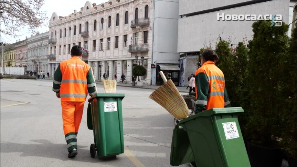 ZBOG PAKLENIH TEMPERATURA POJAČANE AKTIVNOSTI Grad intenzivnije održava čistoću ulica