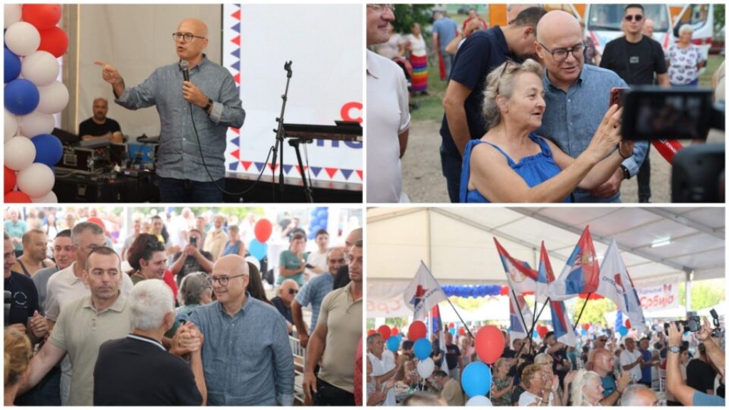  “OVI IZBORI ODLUČUJU BUDUĆNOST NAŠE DECE I UNUKA“ Vučević u Bačkom Gradištu: Cilj je čista i ubedljiva pobeda