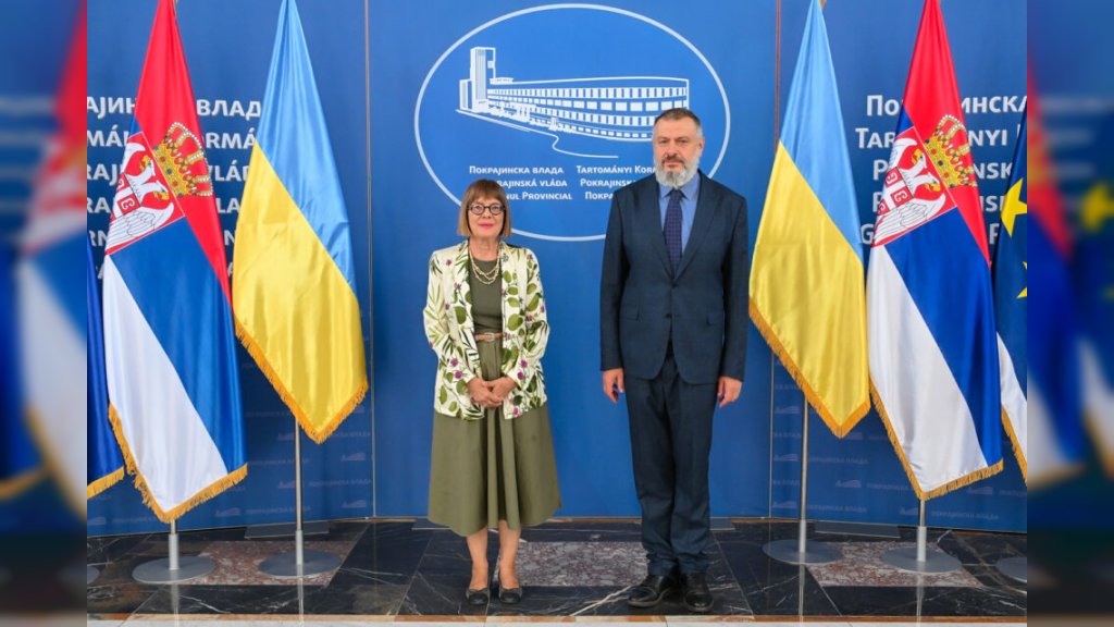 GOJKOVIĆ RAZGOVARALA SA AMBASADOROM UKRAJINE Jačanje veza u više oblasti