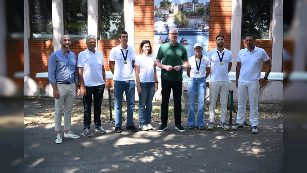 TOMAŠEVIĆ SA SRPSKIM VESLAČIMA: Sjajan rezultat, nadamo se novim medaljama