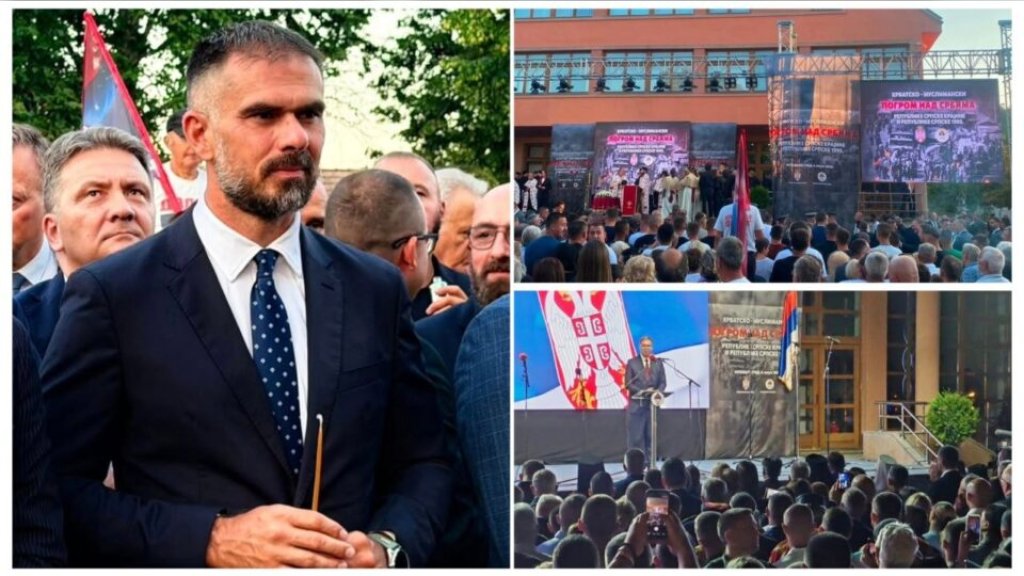„SRBIJA JE U ZAGRLJAJ PRIMILA SVE STRADALNIKE“ Prvi čovek Grada Mićin prisustvovao obeležavanju Dana sećanja na stradale u „Oluji“