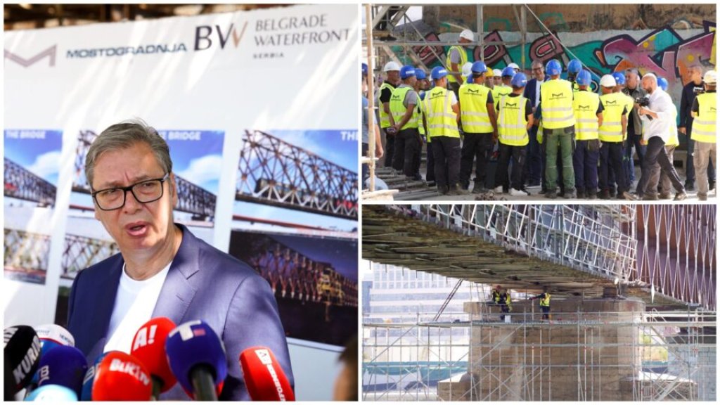 STARI ŽELEZNIČKI MOST BIĆE NAJMODERNIJA ATRAKCIJA, VUČIĆ OBILAZI RADOVE: Pogled je neverovatan, čudesan!