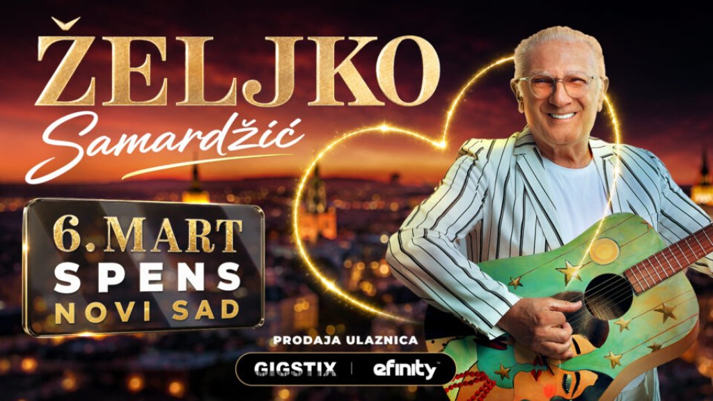 VEČITI ROMANTIK U NOVOM SADU U SUSRET DANU ŽENA – Željko Samardžić 6. marta stiže u Spens!