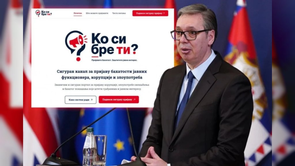 VUČIĆ: Na portal „Ko si bre ti“ stiglo 16.850 prijava