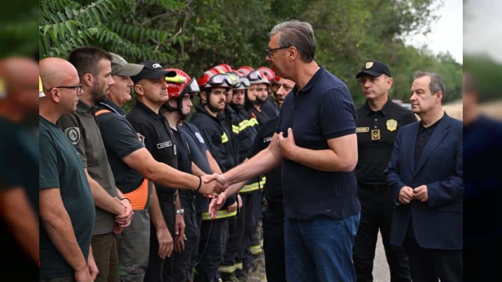 „SVAKI ŽIVOT I SVAKA KUĆA SU SAČUVANI, TO NIKO U EVROPI NIJE USPEO!“ Vučić: Srbija je pokazala da je spremna za najteže požare