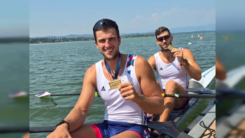 Srpski veslači Martin Mačković i Nikolaj Pimenov osvojili zlato na MI u Tarantu