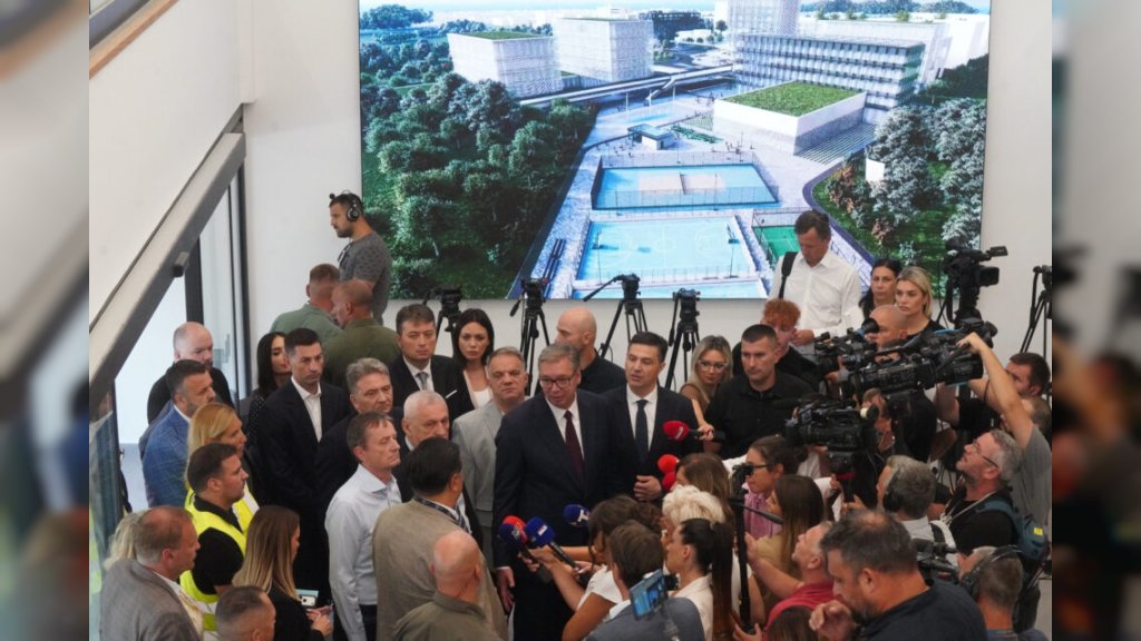 VUČIĆ OBILAZI NOVI NAUČNO-TEHNOLOŠKI PARK U NIŠU: Više od 18.000 kvadrata za razvoj inovacija i novih kompanija
