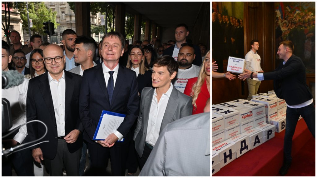 224.577 POTPISA PODRŠKE! RIK-u predata lista „Aleksandar Vučić – Ujedinjena Srbija“