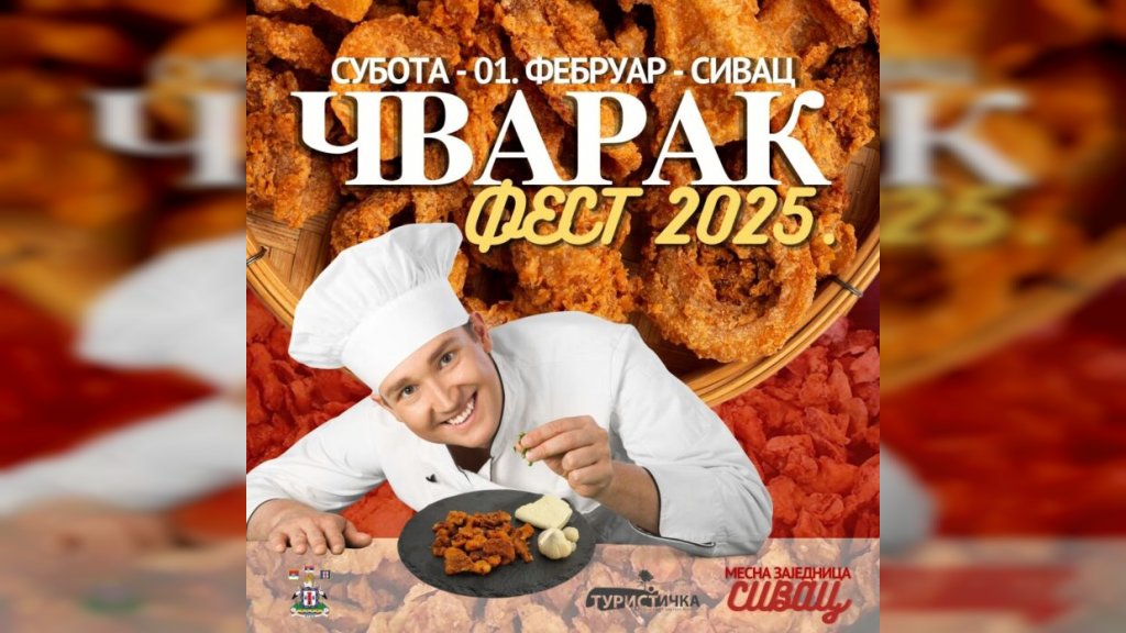 Peti ,,Čvarak fest“ u subotu u Sivcu