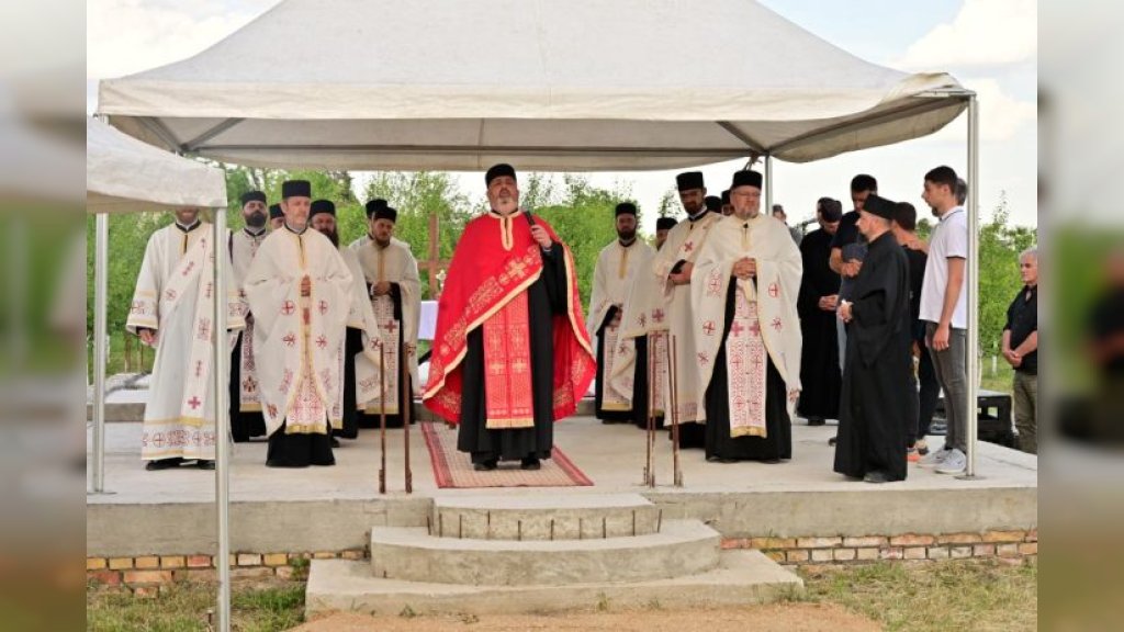 Osveštani temelji budućeg hrama u Kruščiću