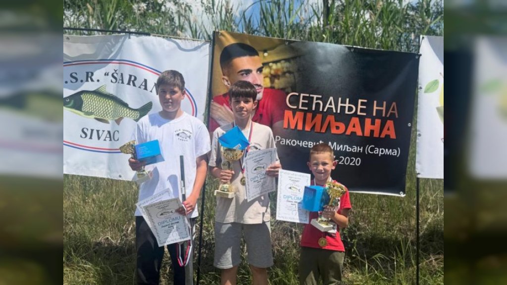U Sivcu održano 27. dečje takmičenje u pecanju „Sećanje na Miljana“